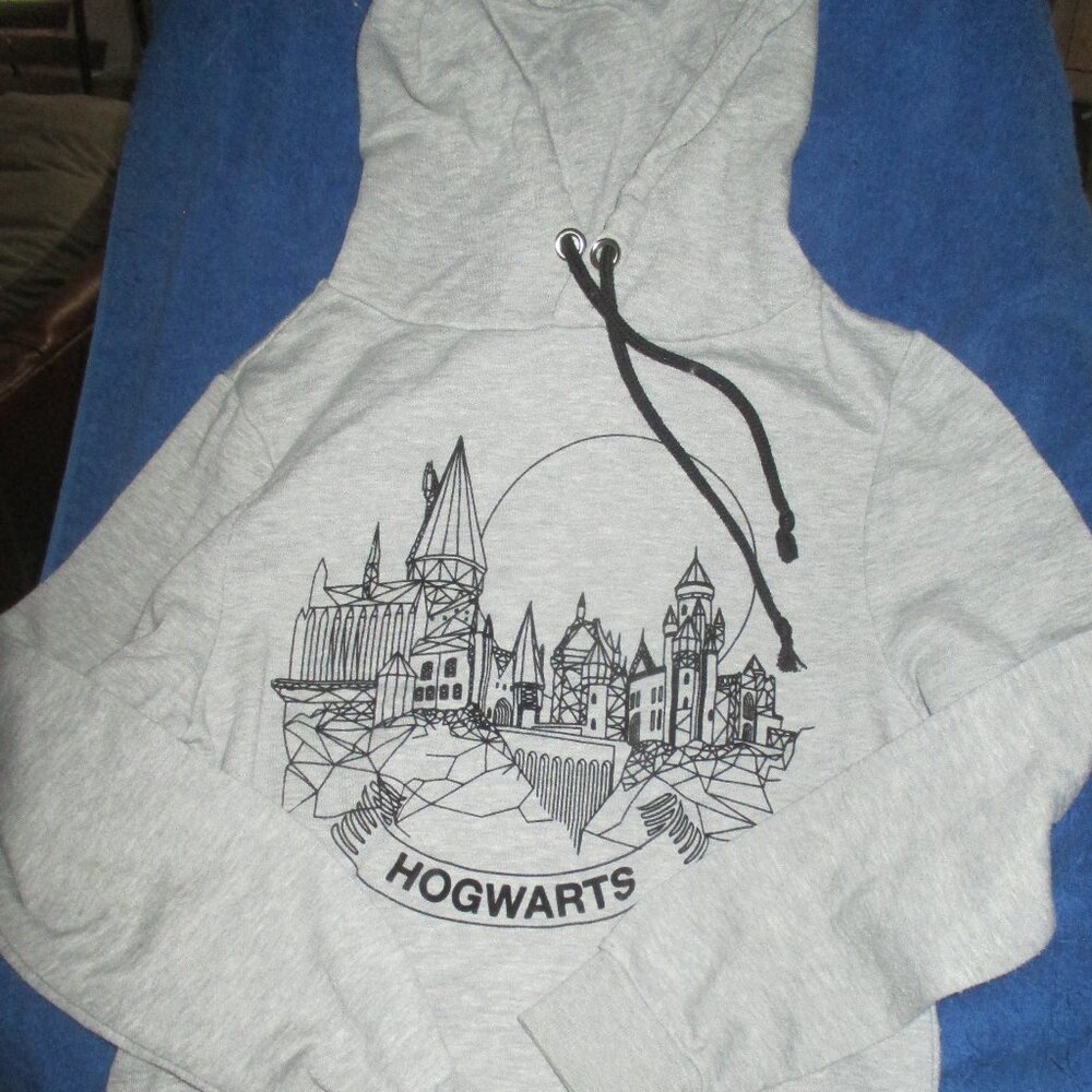 Harry Potter Women's Hogwarts Castle Fleece Hoodie Gray XS N namebrands4kidz (98